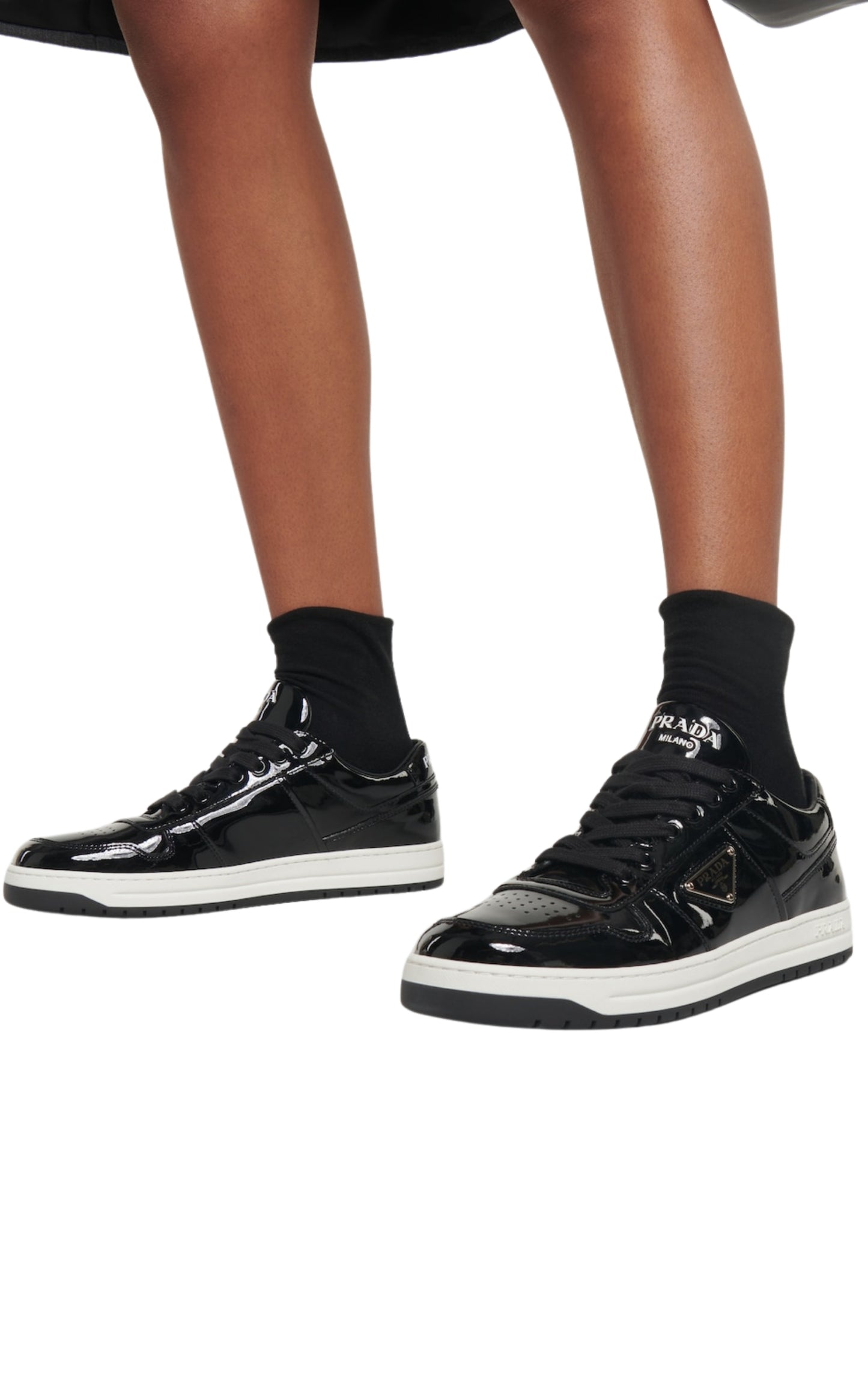 Downtown Patent Leather Sneakers