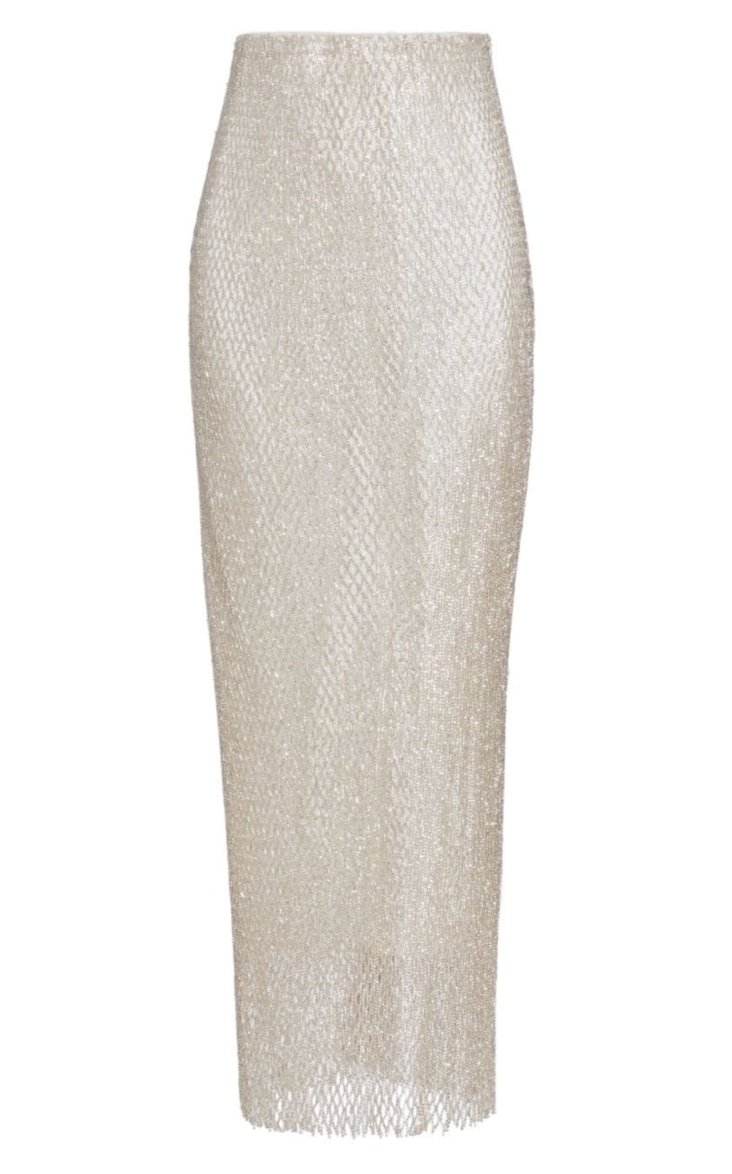 Ulla Mesh Rhinestone-Embellished Pencil Skirt