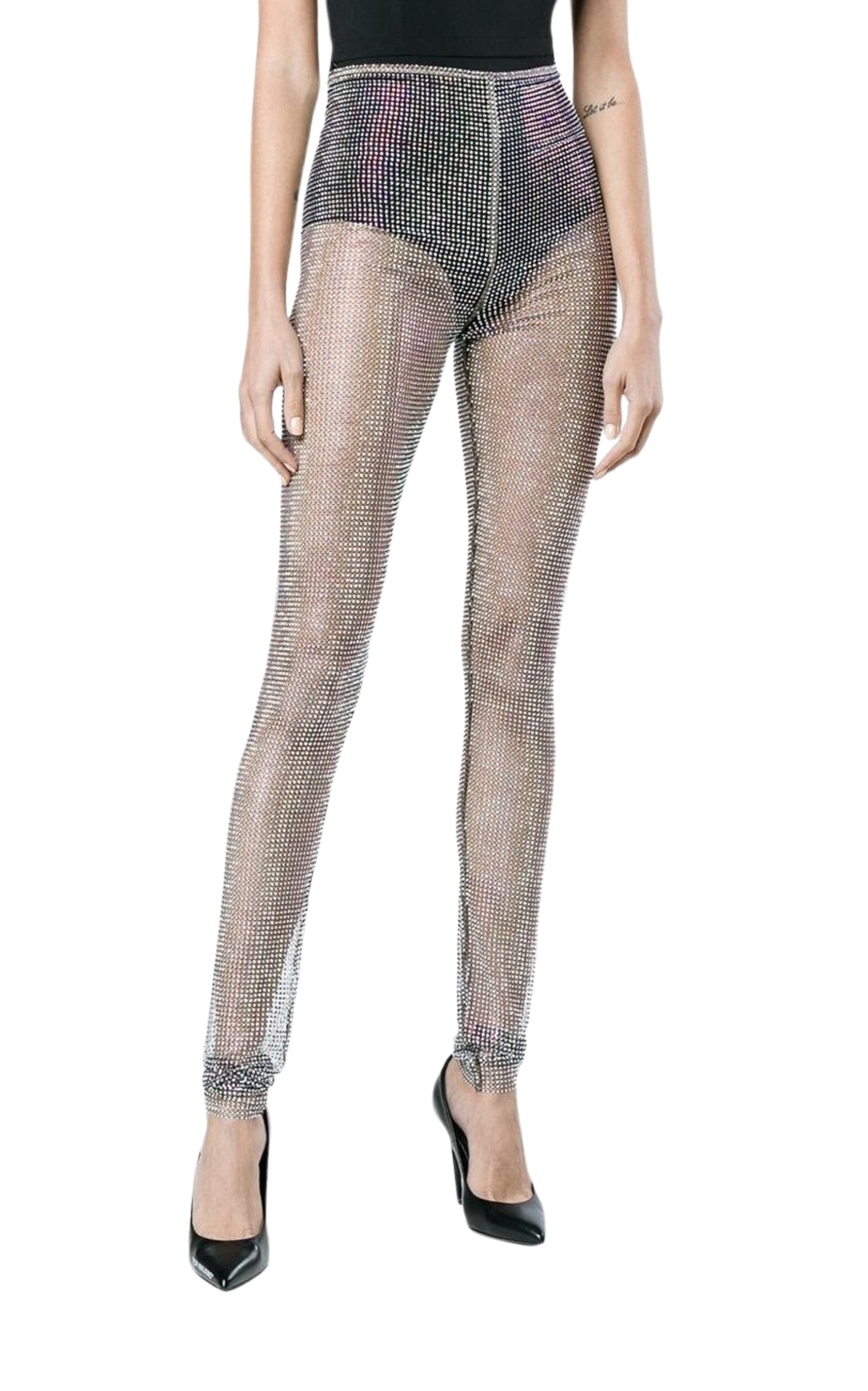 Crystal Net Leggings