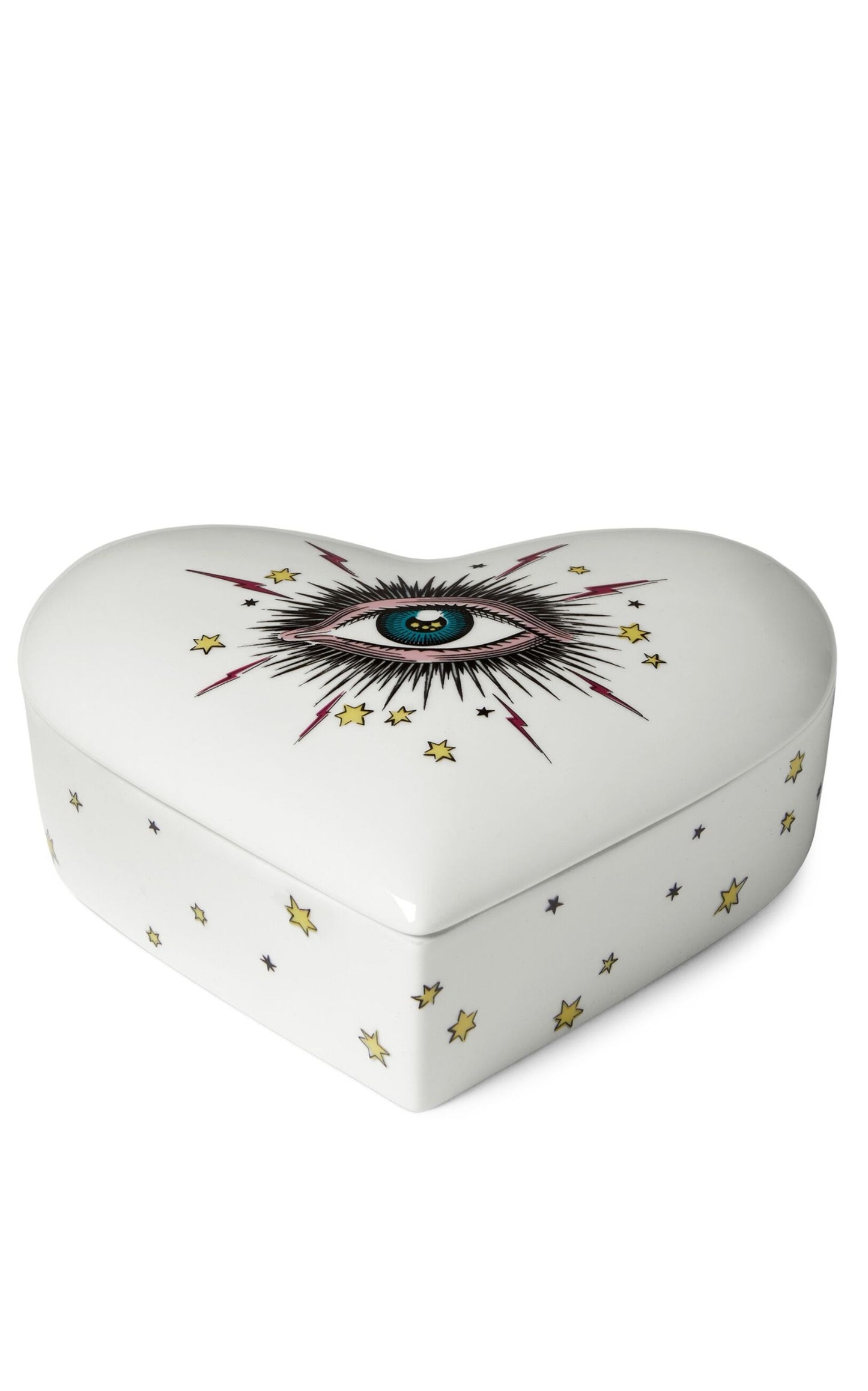 Jewellery Porcelain Box With Star Eye Print