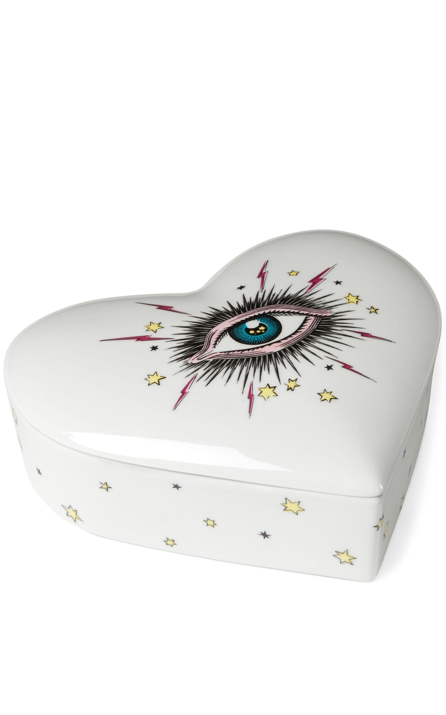 Jewellery Porcelain Box With Star Eye Print