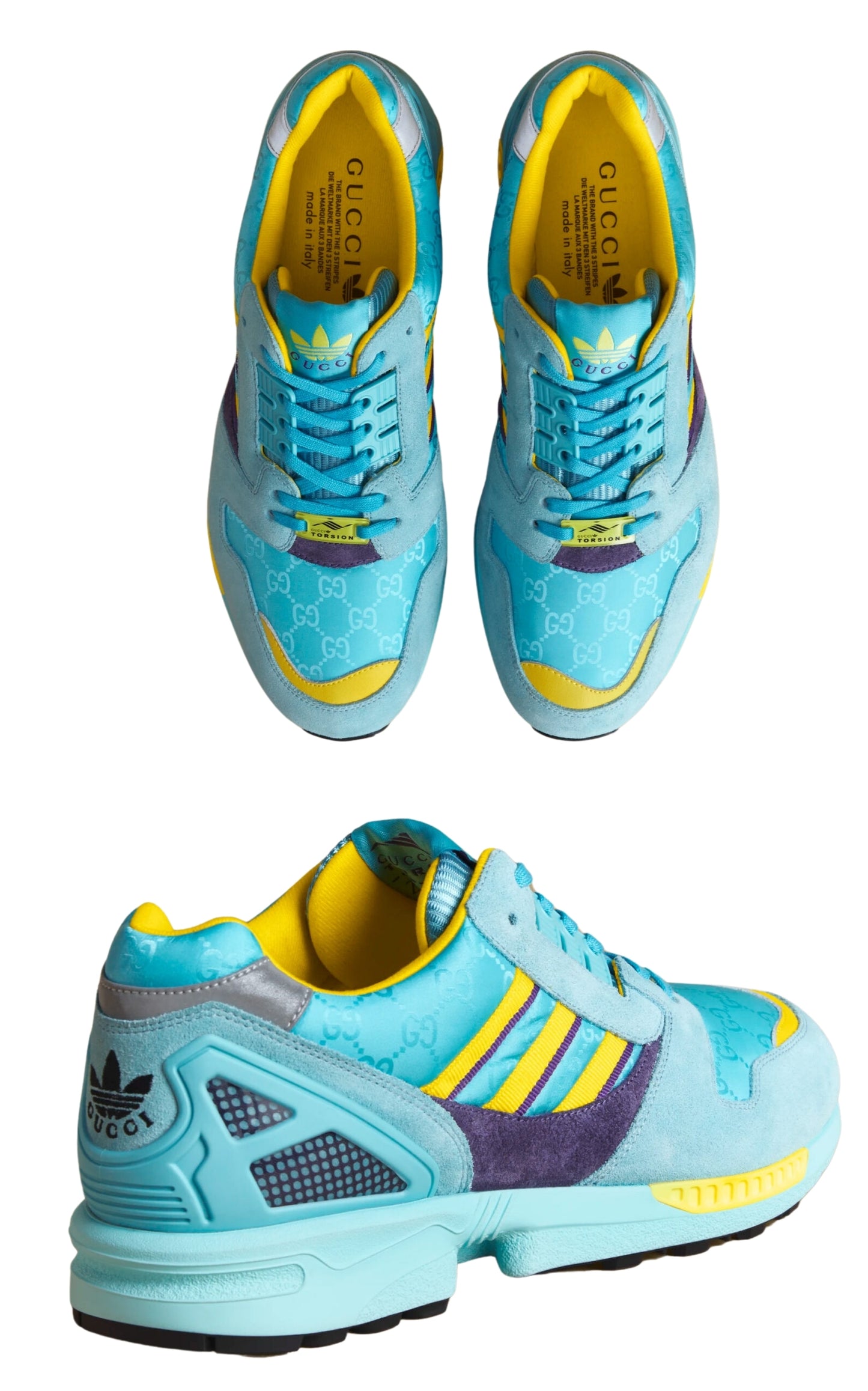 Adidas ZX 8000 Two Tone Suede Sneakers