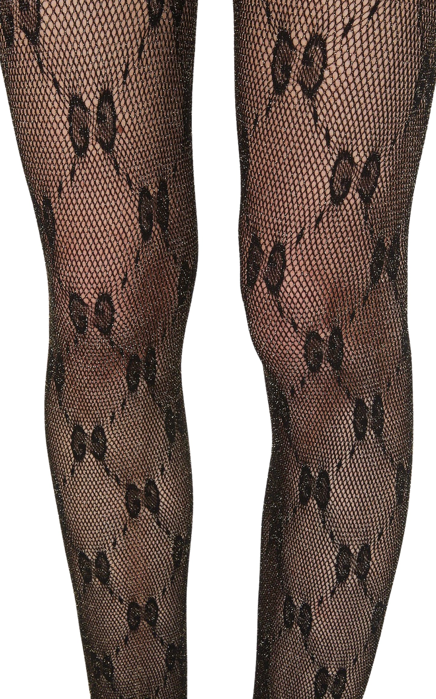 GG Lurex Detailed Knitted Tights Pantyhose