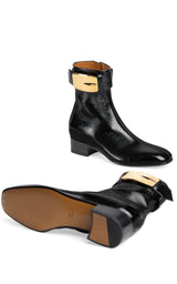 Retro G 35mm Leather Ankle Boots