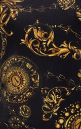  Versace Jeans CoutureBaroque print Midi Dress - Runway Catalog