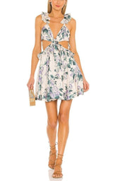  ZimmermannCassia Floral Print Mini Dress - Runway Catalog