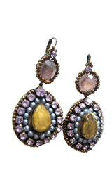  Satellite ParisCrystal Embellished Earrings - Runway Catalog