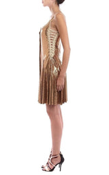  Paco RabanneGold Chainmail Dress - Runway Catalog