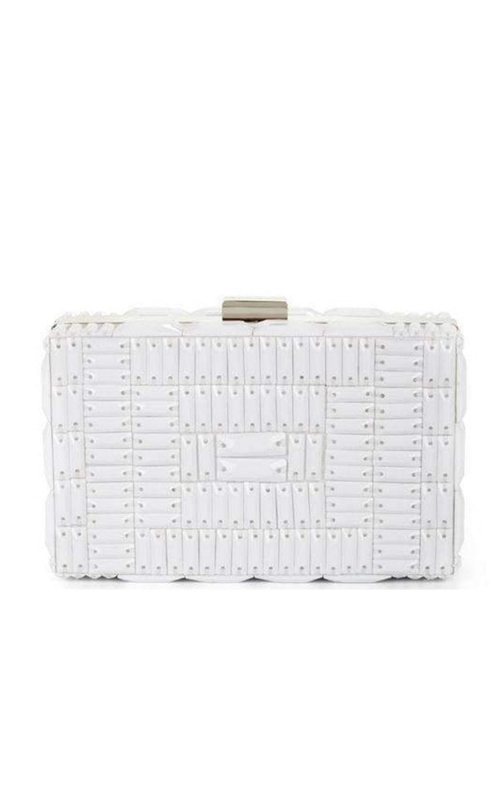  BCBGMAXAZRIALexi Large Beaded Box Clutch - Runway Catalog