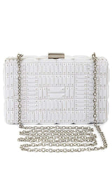  BCBGMAXAZRIALexi Large Beaded Box Clutch - Runway Catalog