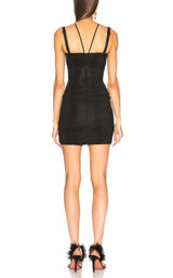  Dolce & GabbanaRuched Cut-out Dress - Runway Catalog