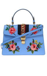  GucciSylvie Leather Shoulder Bag - Runway Catalog