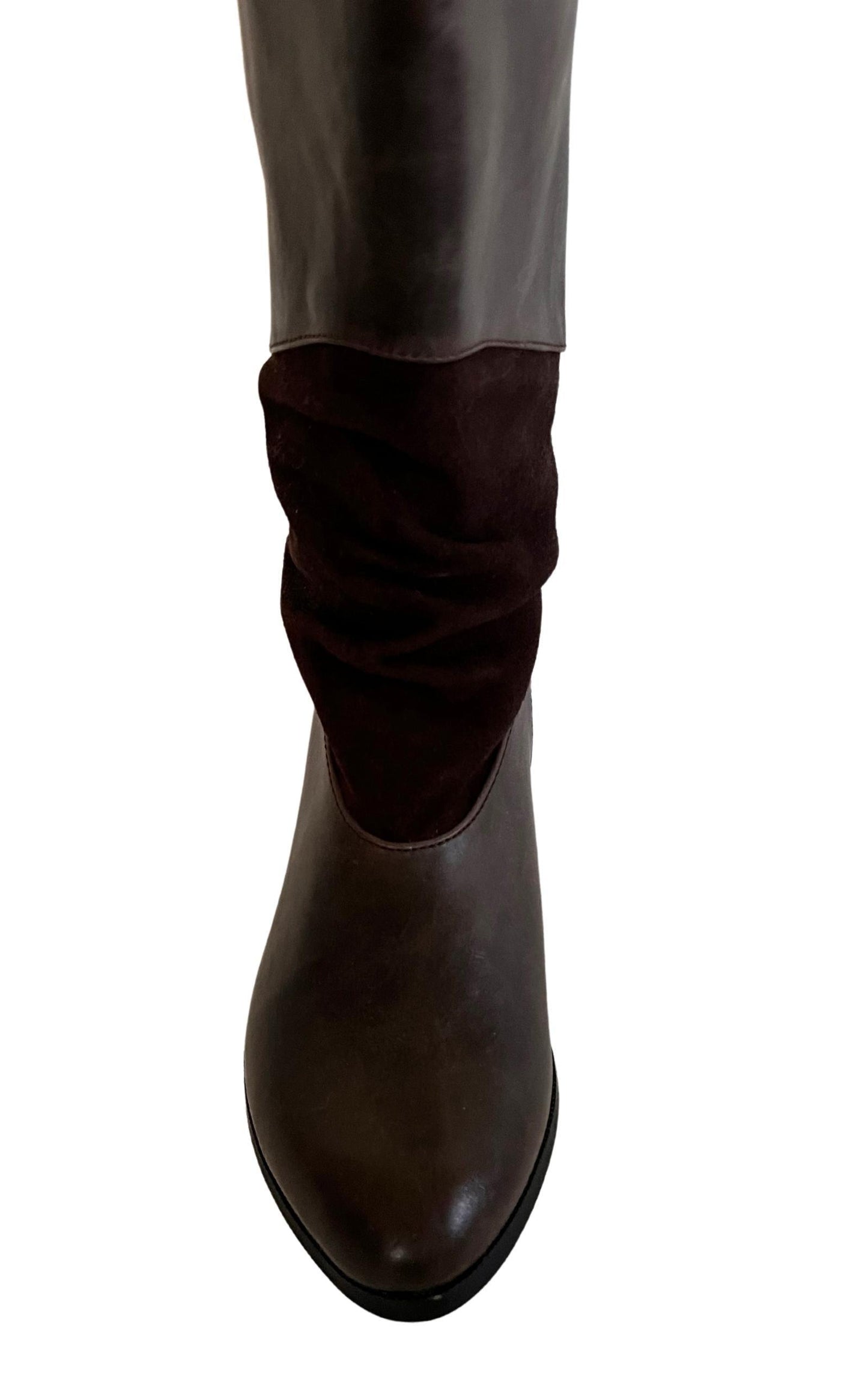 Brown Leather Riding Boots ALDO