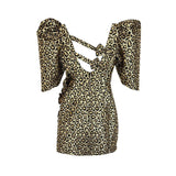 Lurex Leo Jacquard Mini Dress Alessandra Rich