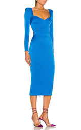 Banon Sweetheart Midi Dress Alex Perry