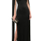 Dallas Fringed-Sleeve Gown Alex Perry