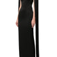 Dallas Fringed-Sleeve Gown Alex Perry