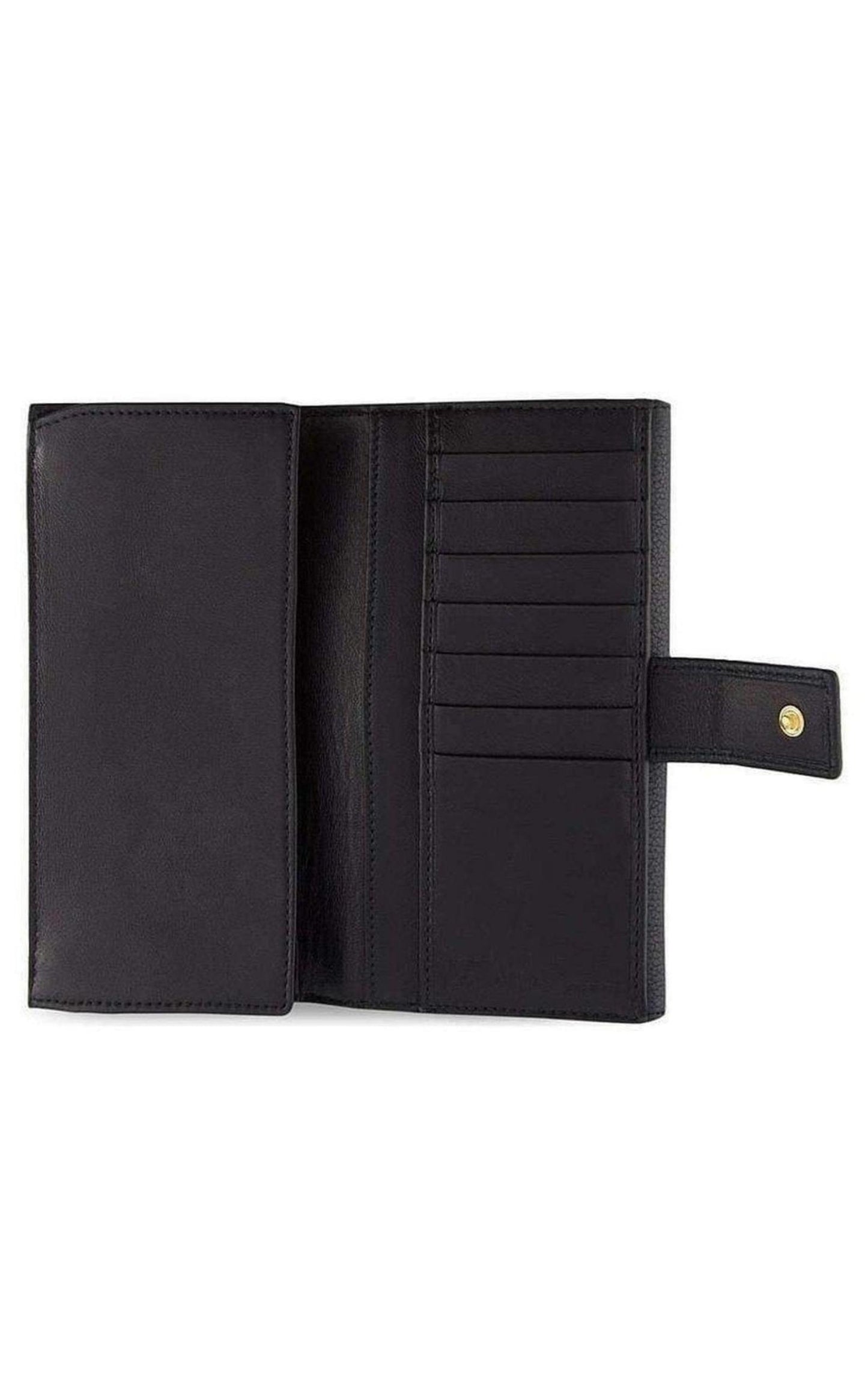 Continental Scull Leather Wallet Alexander McQueen