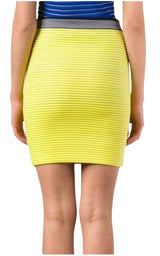 Neon-Yellow Cycling Pencil Skirt Alexander Wang