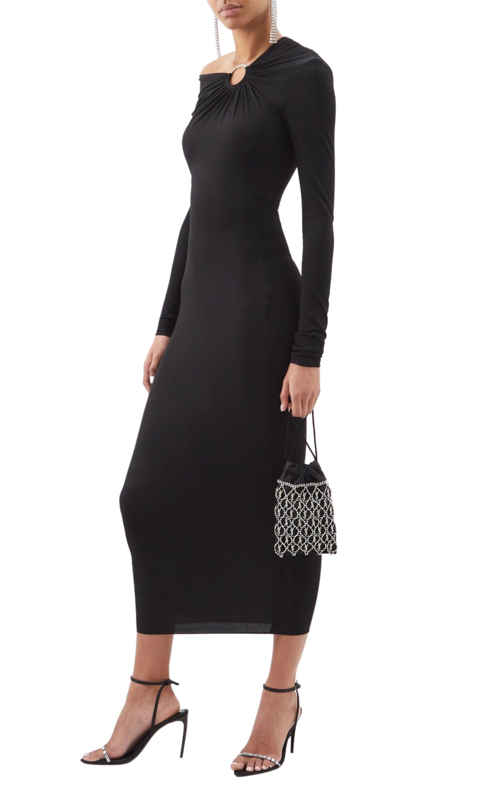 Embellished Jersey Off-The-Shoulder Dress Alexandre Vauthier