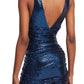 Sequinned V-neck Mini Dress Alexandre Vauthier