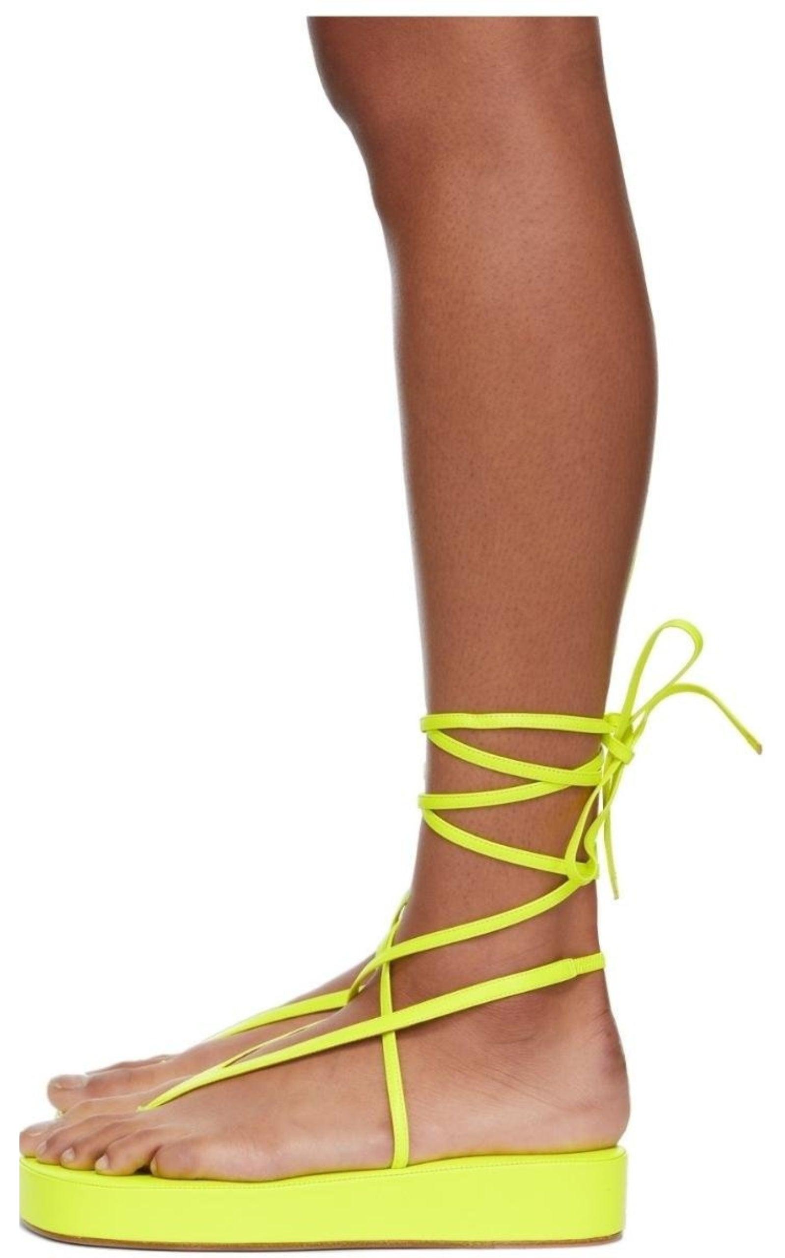 Amina Muaddi Jamie Platform Sandals