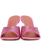 Pink Lupita Crystal Mules Amina Muaddi