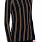 Black And Gold Striped Sweater Balmain