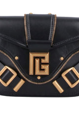 Blaze Leather Shoulder Bag Balmain