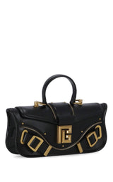 Blaze Small Leather Shoulder Bag Balmain