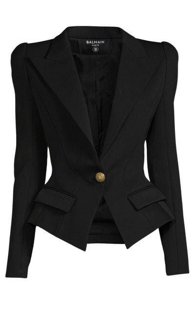 Flap-pockets Single-breasted Blazer Balmain