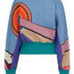 Geometric Print Crewneck Sweatshirt Balmain