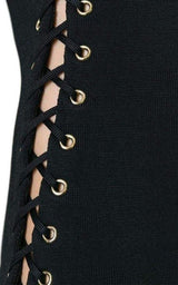 Halter Neck Mini Dress Balmain