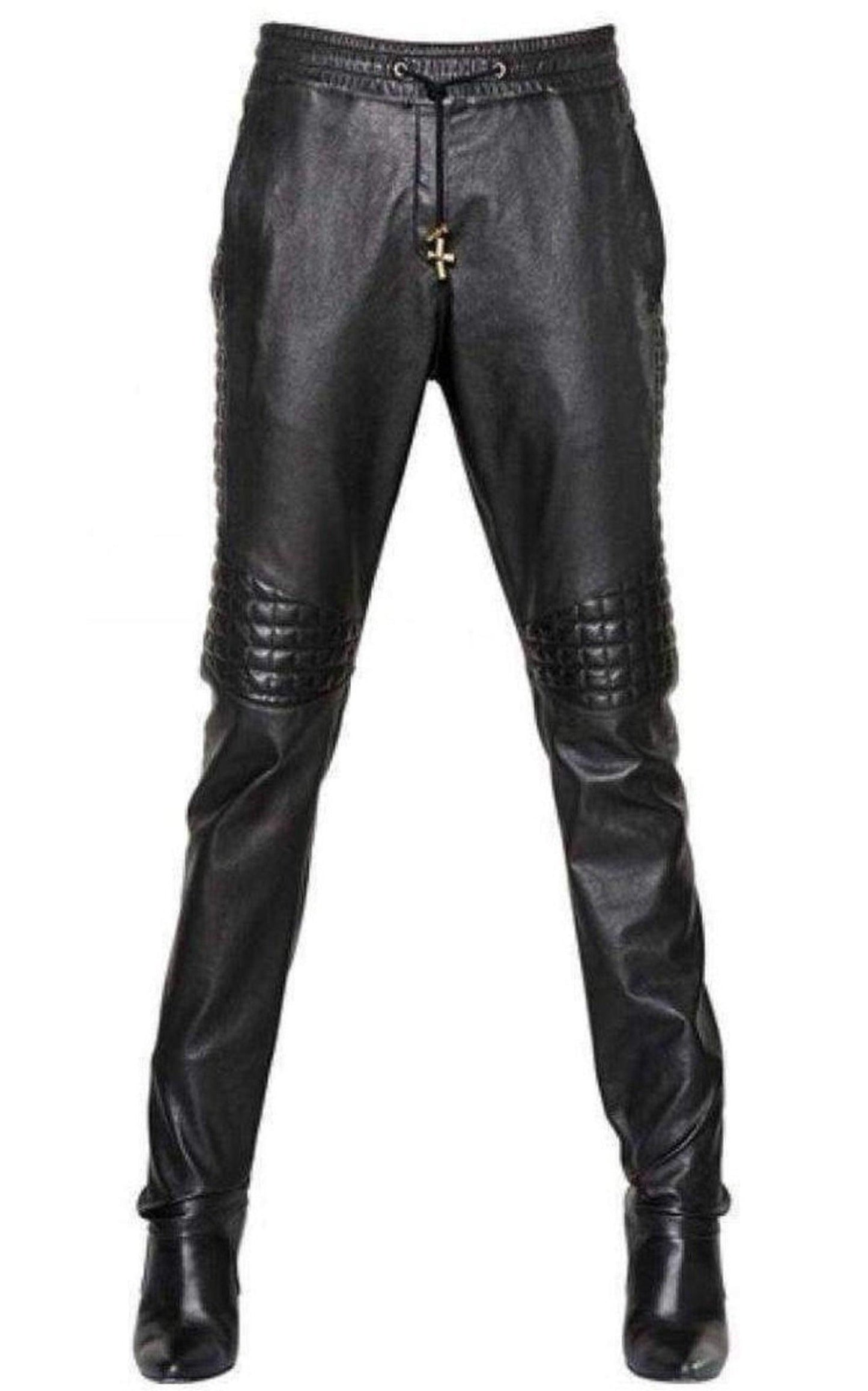 Leather Trouser Pants Balmain