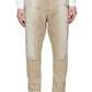 Tan Cropped Jeans Balmain