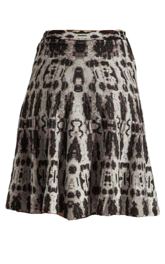 A-line Silk Blend Skirt BCBGMAXAZRIA