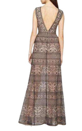 Aurora Embroidered Tulle Gown BCBGMAXAZRIA