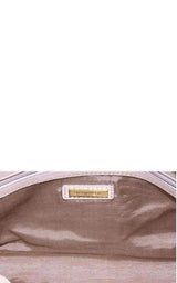 Bridget Beige Quilted Faux Leather Shoulder Bag BCBGMAXAZRIA