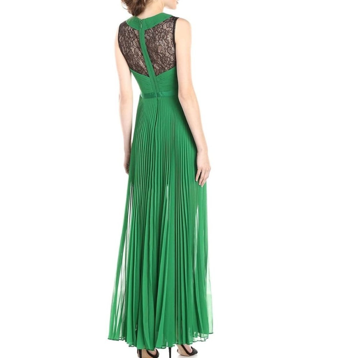 BCBGMAXAZRIA Caia Malachite Sleeveless Gown