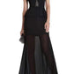 Caitlyn Strapless Embellished Bodice Dress BCBGMAXAZRIA