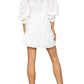 Cotton Eyelet Ruffle Shirt Dress BCBGMAXAZRIA