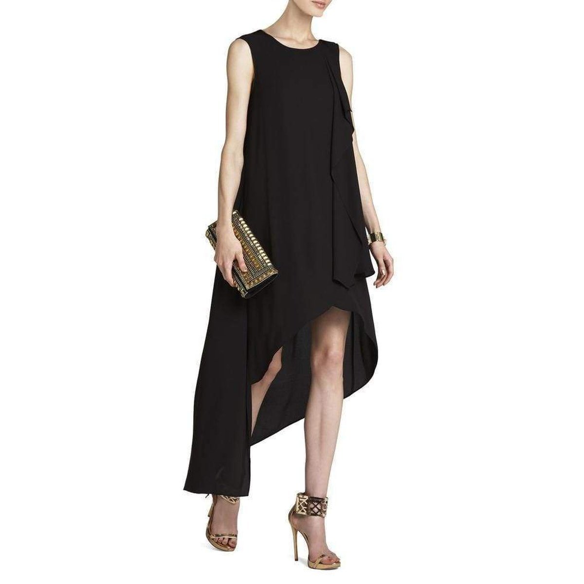 BCBGMAXAZRIA Hailey Draped Dress