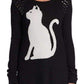 Keri Intarsia Studded Cashmere Blend Pullover BCBGMAXAZRIA