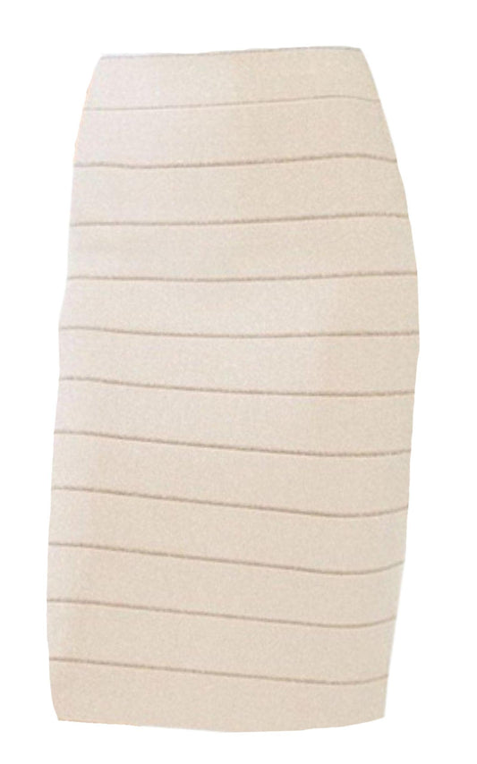 Metallic Bandage Bodycon Skirt BCBGMAXAZRIA