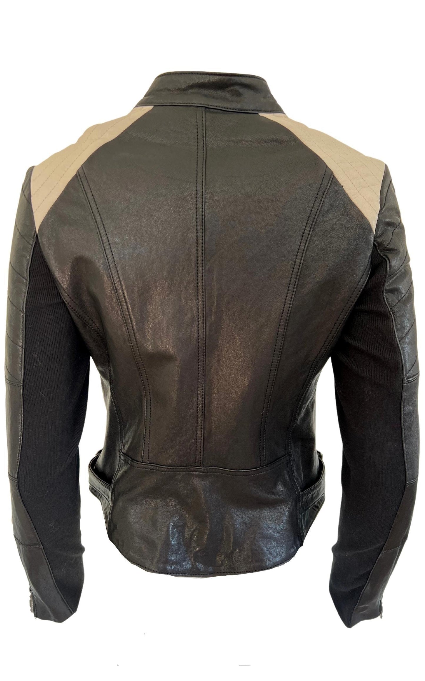 Moto Leather Jacket BCBGMAXAZRIA