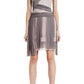 Pleated Contrast Lace Dress BCBGMAXAZRIA