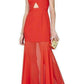 Ria Criss-Cross Front Gown BCBGMAXAZRIA