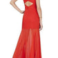 Ria Criss-Cross Front Gown BCBGMAXAZRIA