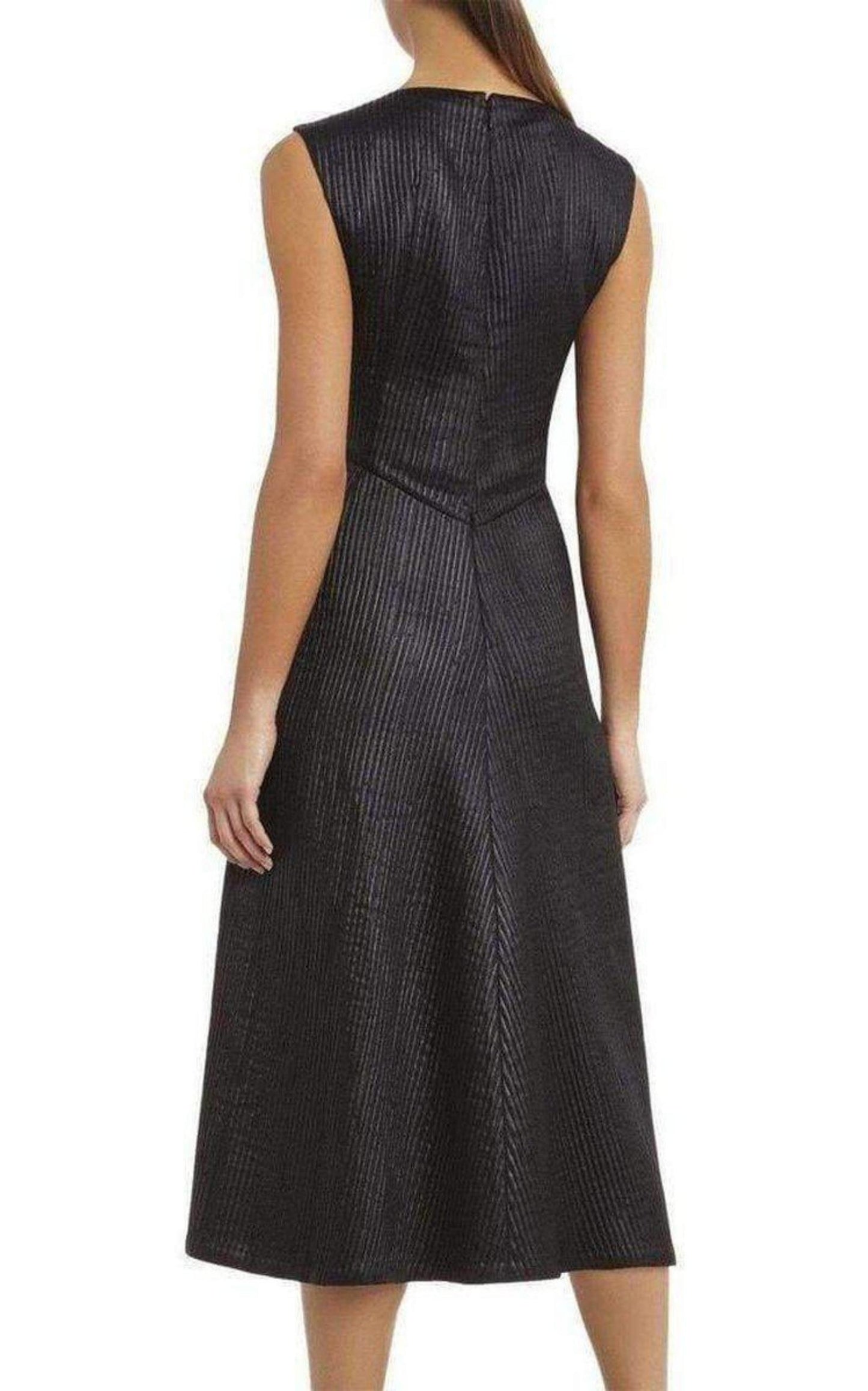 Runway Jacelyn Black V-Neck Dress BCBGMAXAZRIA