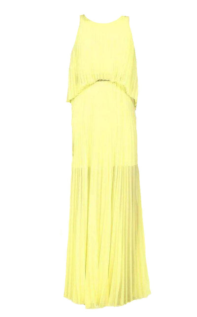 Shaina Citron Sleeveless Pleated Gown BCBGMAXAZRIA